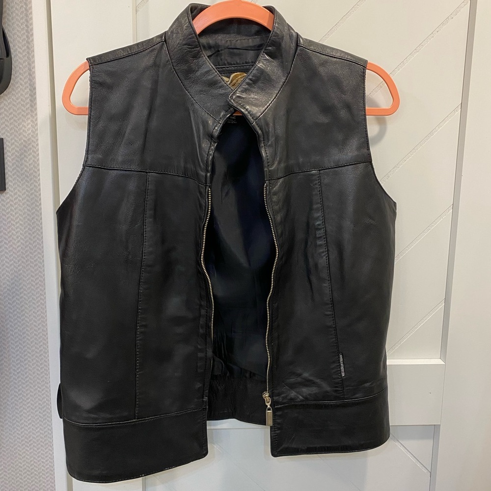 🏡Jamin leather womens vest